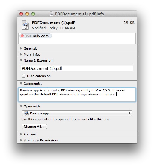 set default reader for pdf in mac